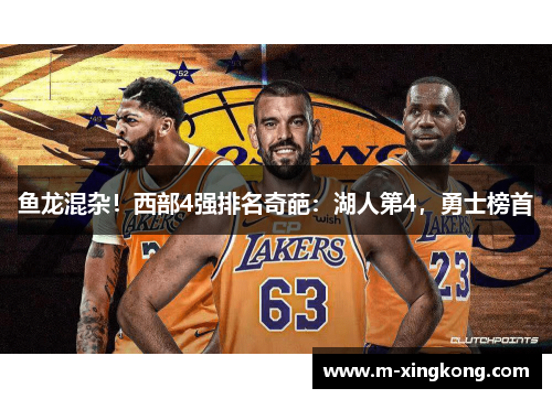 鱼龙混杂!西部4强排名奇葩:湖人第4,勇士榜首